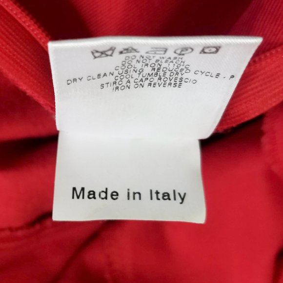 RED Valentino Womens Marilyn 50s Style Sleeveless Dress Lipstick Red 40 - Picture 6 of 8